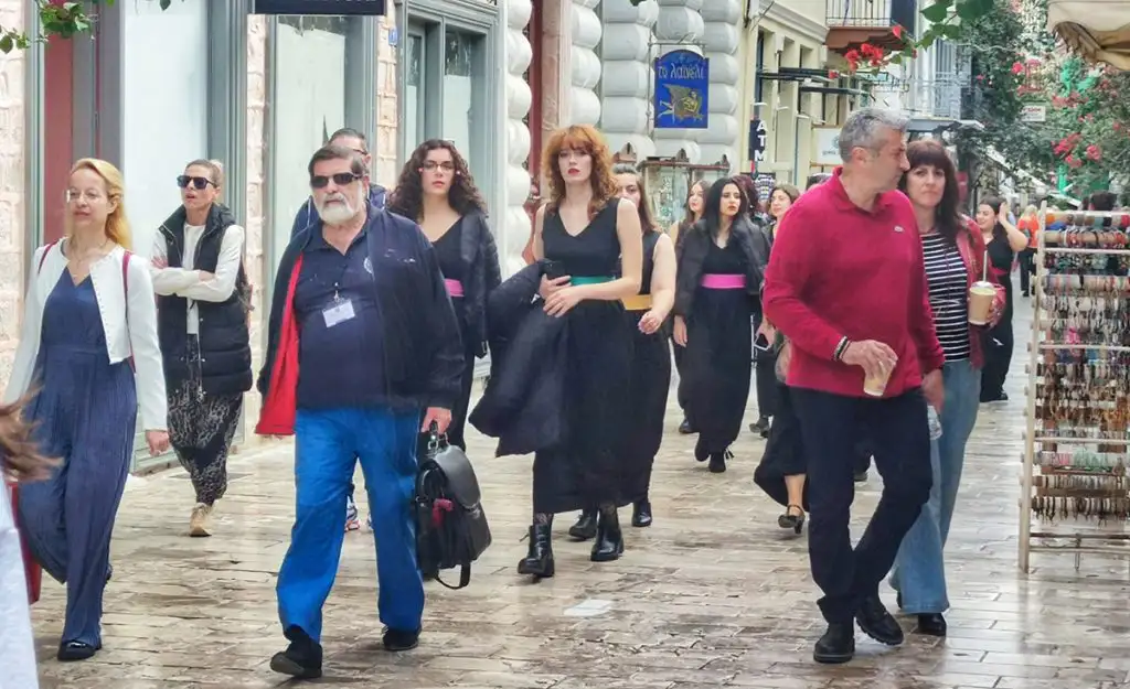 Χορωδίες στην παλιά πόλη του Ναυπλίου