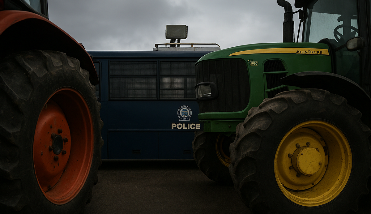 Κιάτο: Αγρότες έκλεισαν την Ολυμπία Οδό και στα δύο ρεύματα