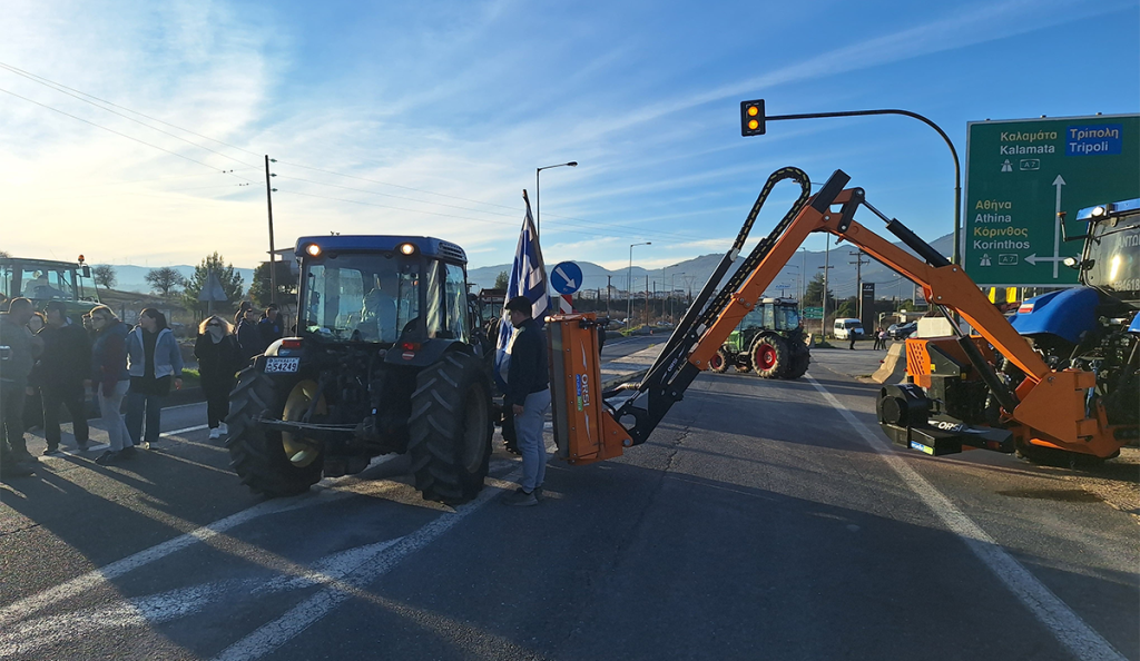 Αγροτικό μπλόκο στην Τρίπολη