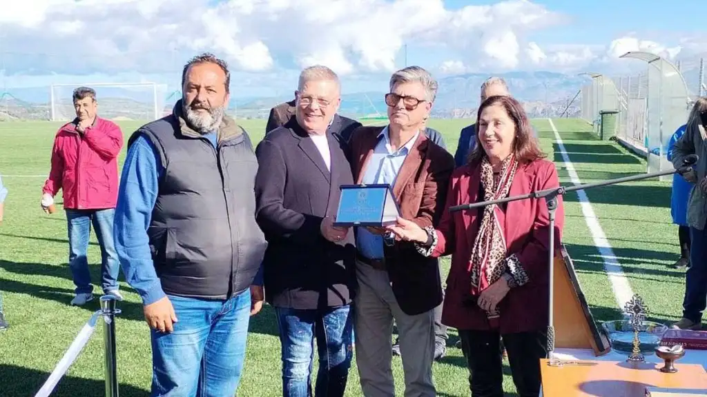 Εγκαίνια νέου γηπέδου στις Αρχαίες Κλεωνές Νεμέας