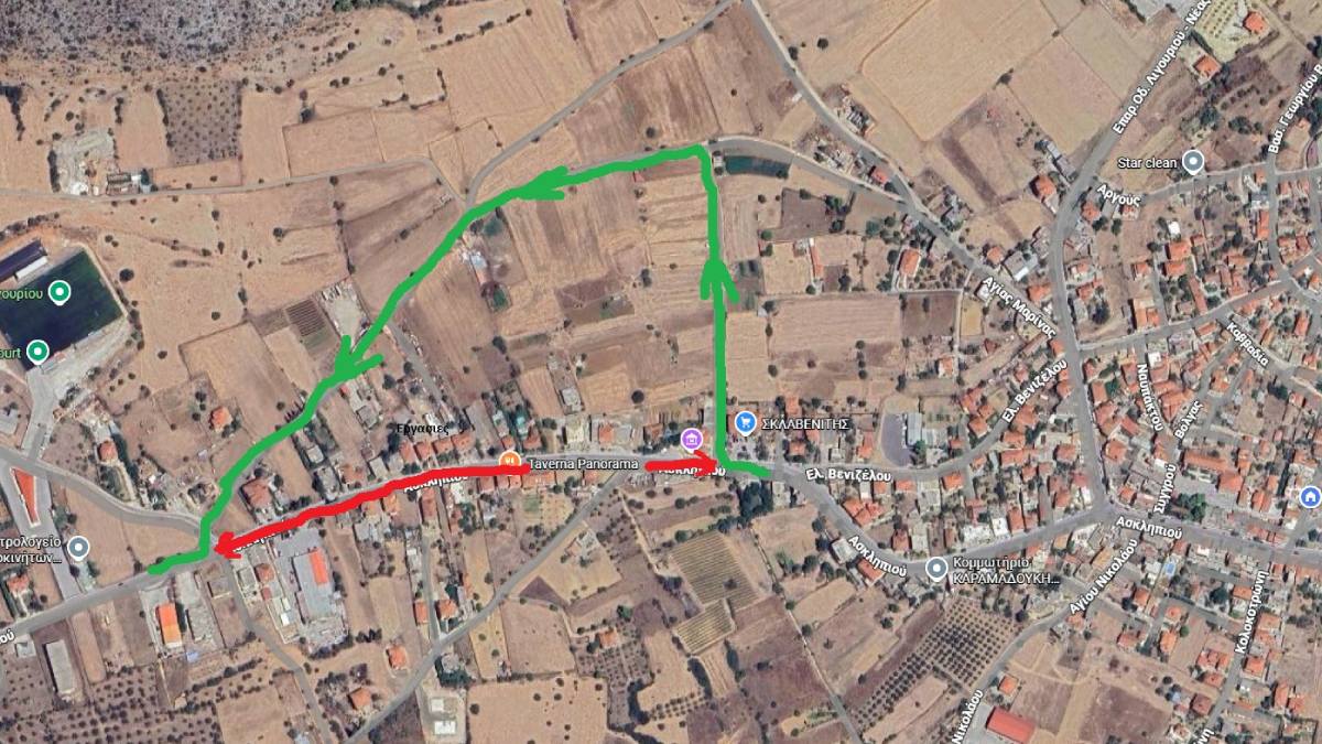 Δήμος Επιδαύρου: Προσωρινό κλείσιμο τμήματος της οδού Ναυπλίου για 3 μέρες