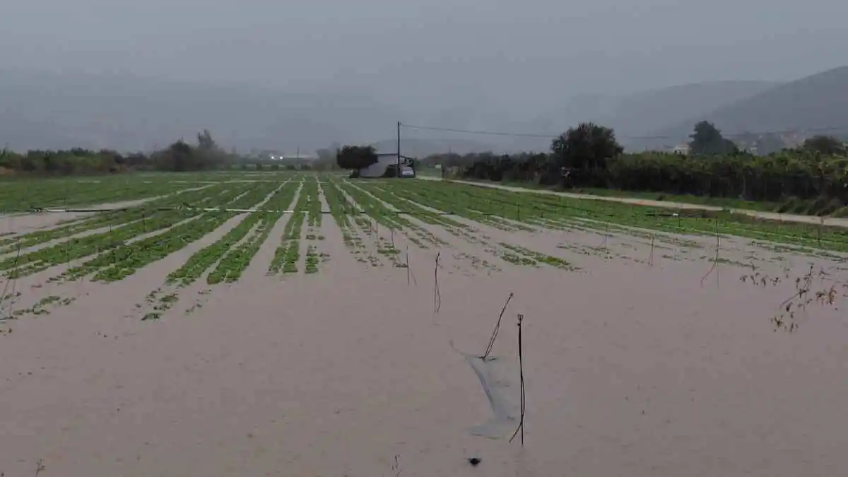 Συναγερμός στην Αργολίδα: «Πνίγηκαν» τα Ίρια – Κίνδυνος για τις καλλιέργειες από την κακοκαιρία