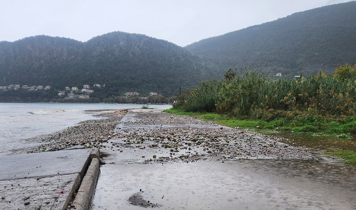 Επίδαυρος: Πάνω από 250mm βροχής σε 24 ώρες – Ζημιές σε δρόμους και υποδομές