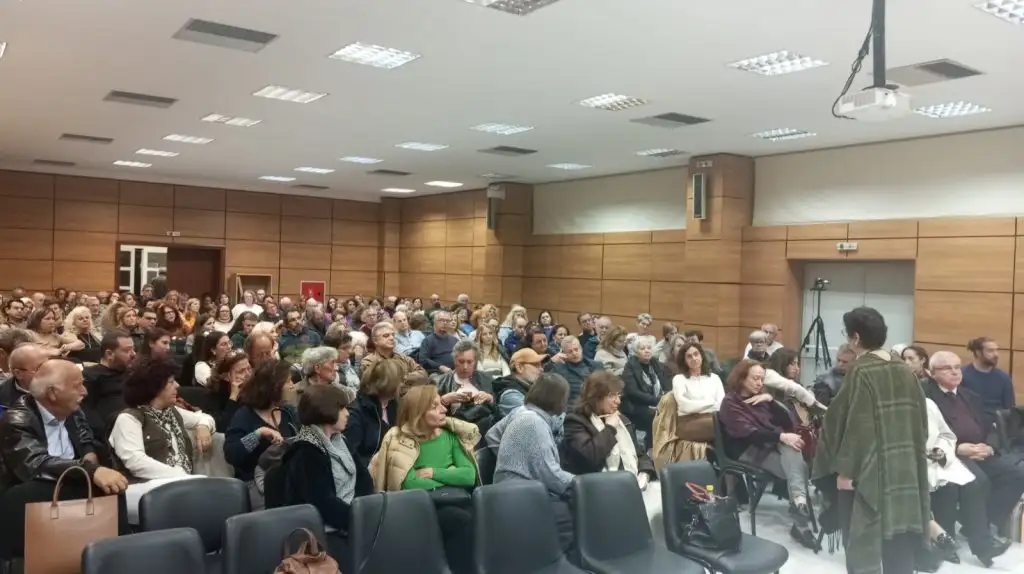 Ομιλία της Μαρίας Ευθυμίου στο Άργος