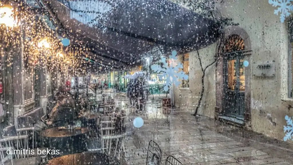 Ναύπλιο παραμονή Πρωτοχρονιάς βροχή