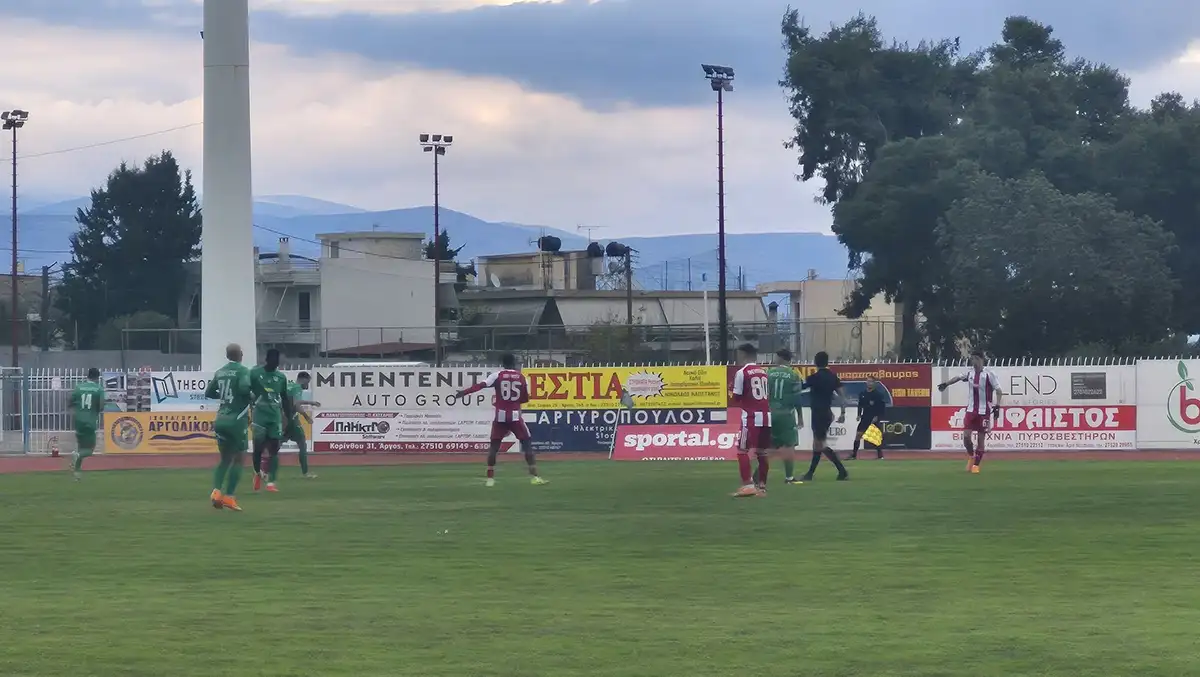 Ανατροπή και «διπλό» στο Άργος για τον Ολυμπιακό Β’