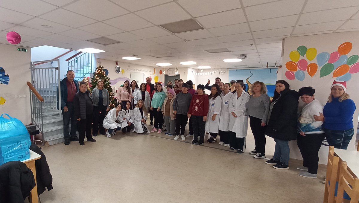 Μια ζεστή επίσκεψη αγάπης από τη ΣΑΕΚ Αργολίδας της ΔΥΠΑ