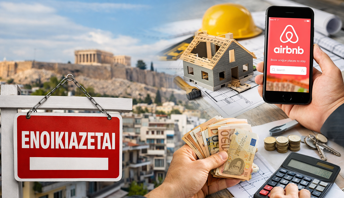 Στεγαστικό: Αλλάζει η αγορά ενοικίων, μπαίνει φρένο στα Airbnb