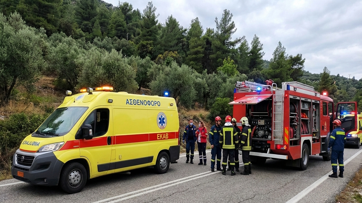 Τροχαίο ατύχημα «πάγωσε» την Ε.Ο. Τρίπολης – Σπάρτης