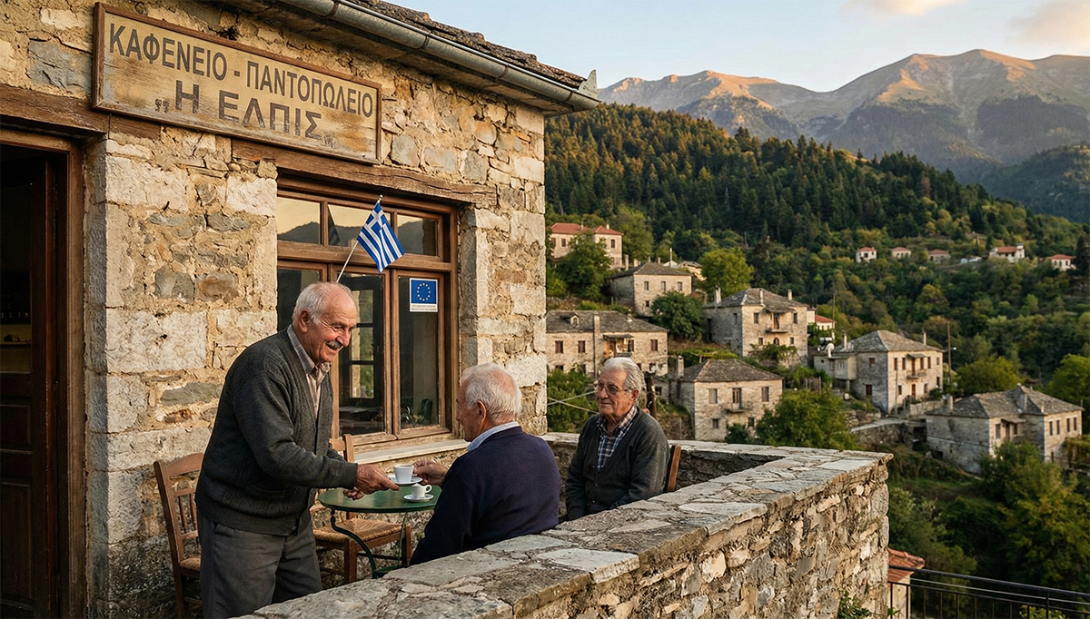 Πώς μπορούν να σωθούν τα τελευταία καφενεία στην Πελοποννησιακή ύπαιθρο
