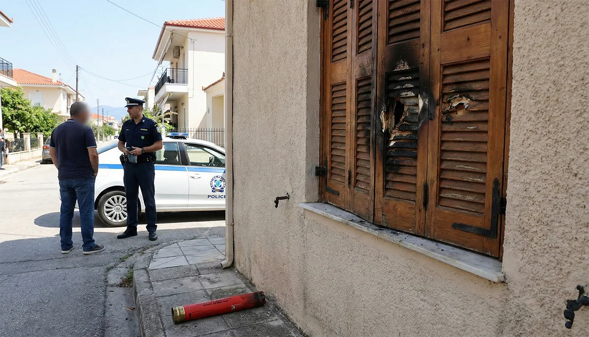 Αναστάτωση στην Κόρινθο: 37χρονος «σημάδεψε» σπίτι με ναυτική φωτοβολίδα