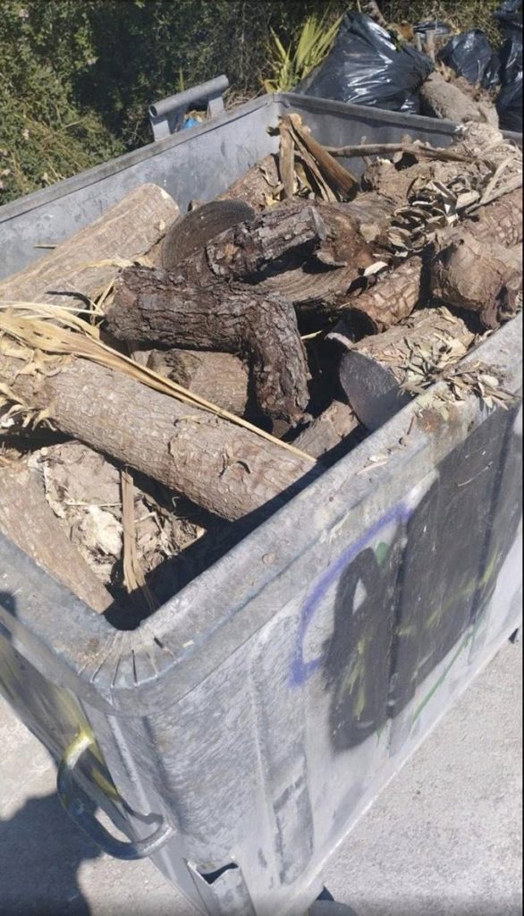 Επικίνδυνη χρήση κάδων απορριμμάτων στον Δήμο Ναυπλιέων