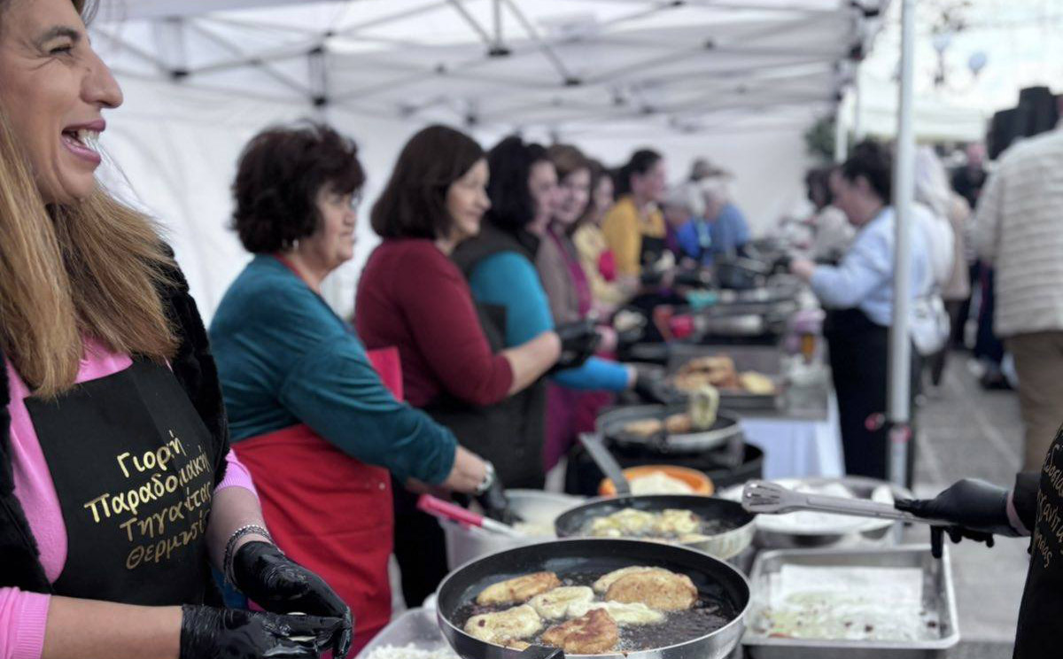 Θερμησία: Γεύση από παράδοση στην 8η Γιορτή Τηγανίτας