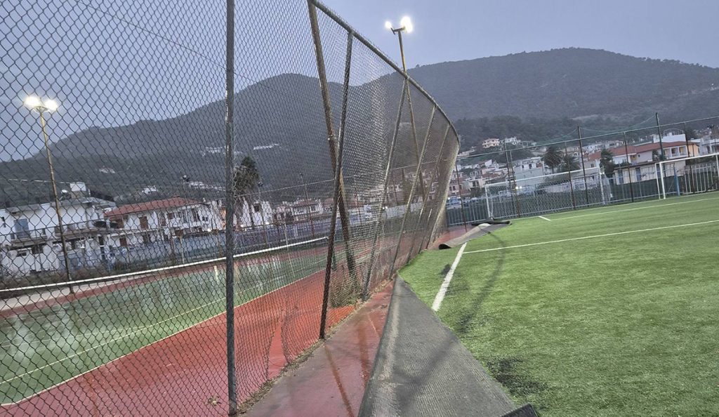 Ζημιές στο γήπεδο Αρχαίας Επιδαύρου