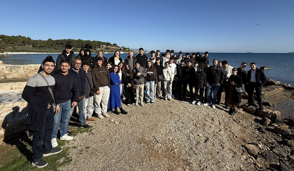 Ξενάγηση σε μαθητές και καθηγητές του Collège Notre Dame Du Balamand του Ορθοδόξου Πατριαρχείου Αντιοχείας