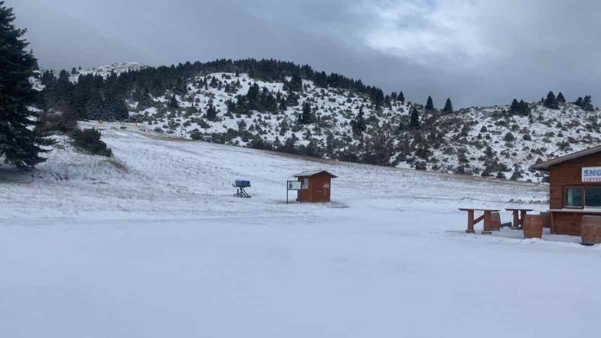 Νέα χιονόπτωση στο Μαίναλο