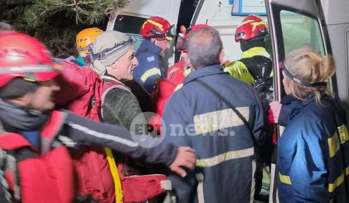 Ταΰγετος: «Μάχη» στα 2.000 μέτρα – Καρέ καρέ η δραματική διάσωση