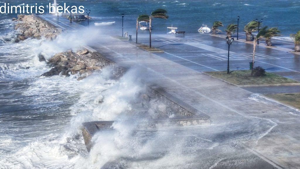 Ισχυροί άνεμοι στο Ναύπλιο 10-1-2026