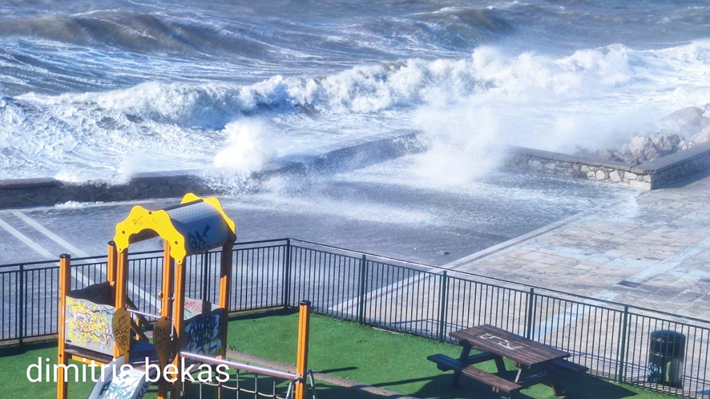 Ισχυροί άνεμοι στο Ναύπλιο 10-1-2026