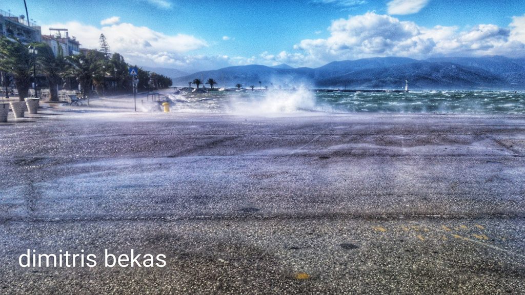 Ισχυροί άνεμοι στο Ναύπλιο 10-1-2026