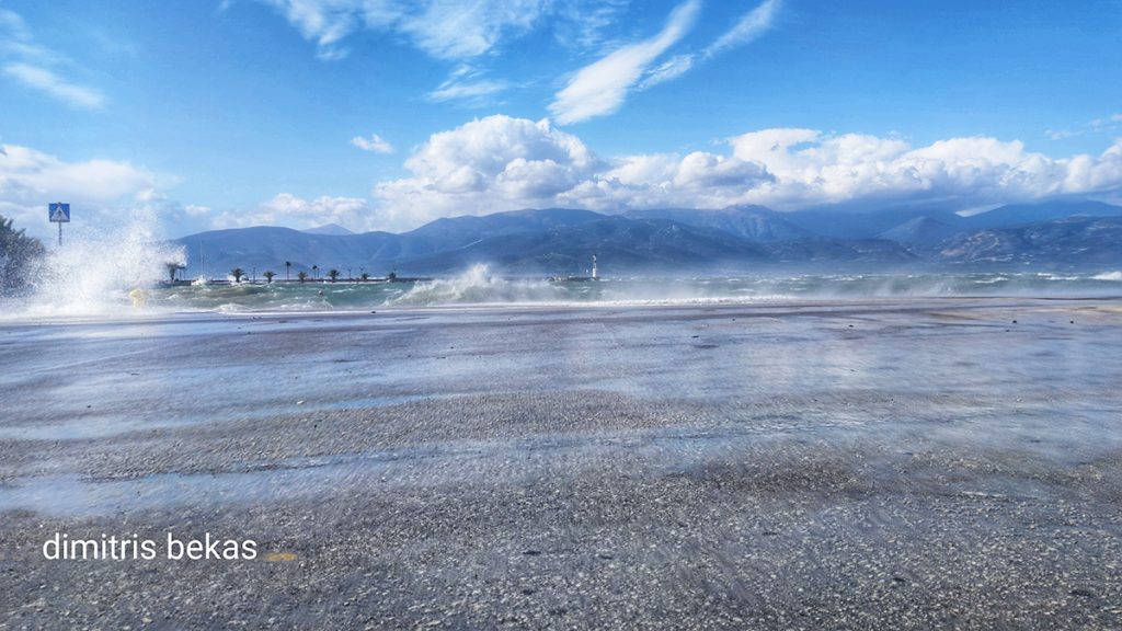 Ισχυροί άνεμοι στο Ναύπλιο 10-1-2026