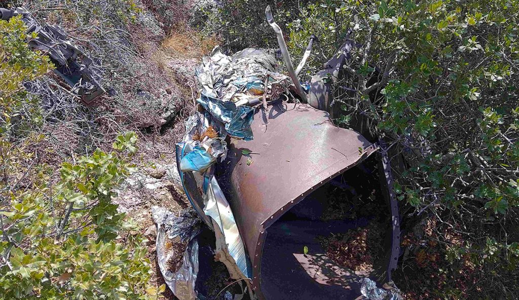 Στο φως μετά από 34 έτη αεροσκάφος της Γαλλικής Ναυτικής Αεροπορίας που κατέπεσε στην Μεσσηνία