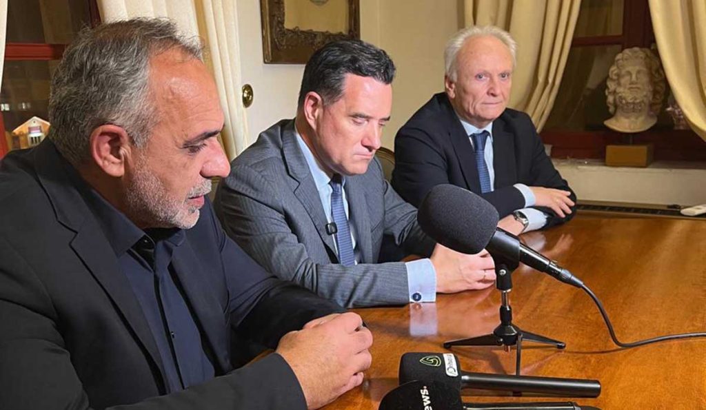 Γιάννης Ανδριανός Άδωνις Γεωργιάδης επίσκεψη Αργολίδα