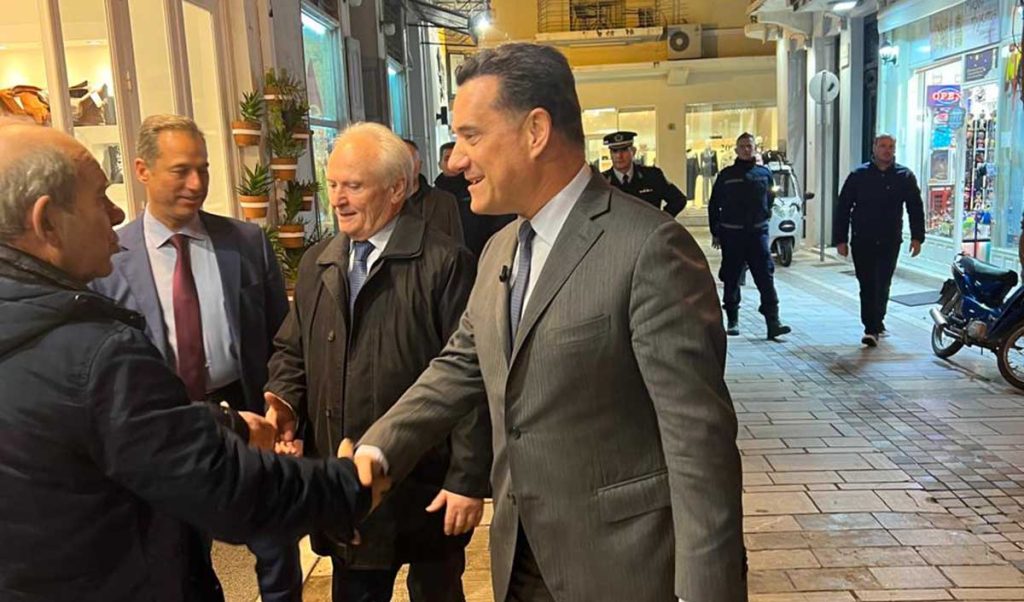 Γιάννης Ανδριανός Άδωνις Γεωργιάδης επίσκεψη Αργολίδα