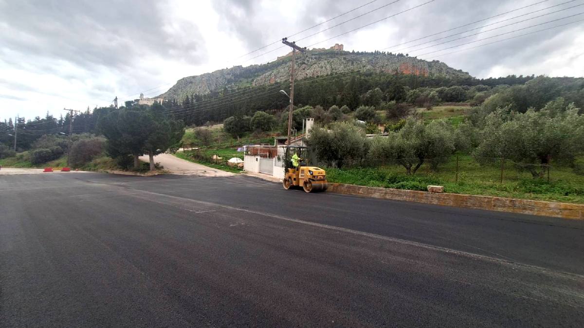 Δήμος Άργους-Μυκηνών: Νέες ασφαλτοστρώσεις σε κεντρικούς δρόμους του Άργους
