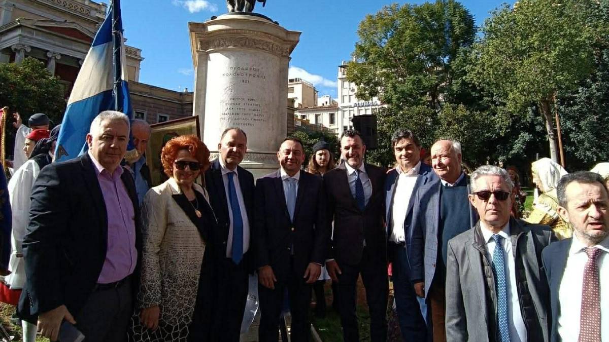 Ο Δήμαρχος Γορτυνίας στην εκδήλωση μνήμης και τιμής για τον Εθνεργέτη Θεόδωρο Κολοκοτρώνη