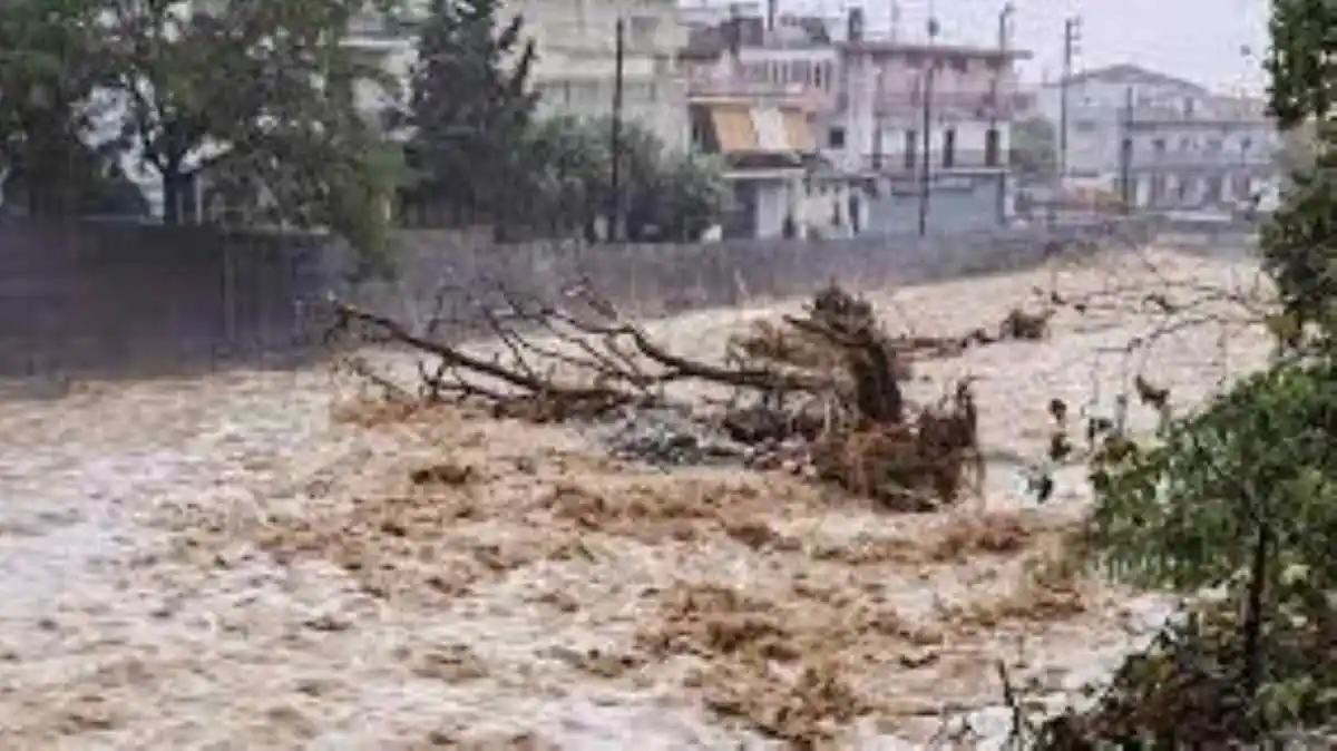 Σοβαρές πλημμύρες στην Κυπαρισσία από την κακοκαιρία