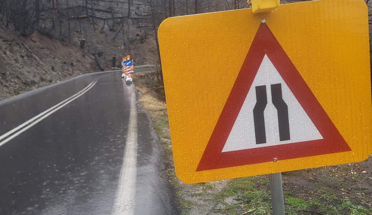 Κορινθία: Προβλήματα στο οδικό δίκτυο μετά τις βροχές