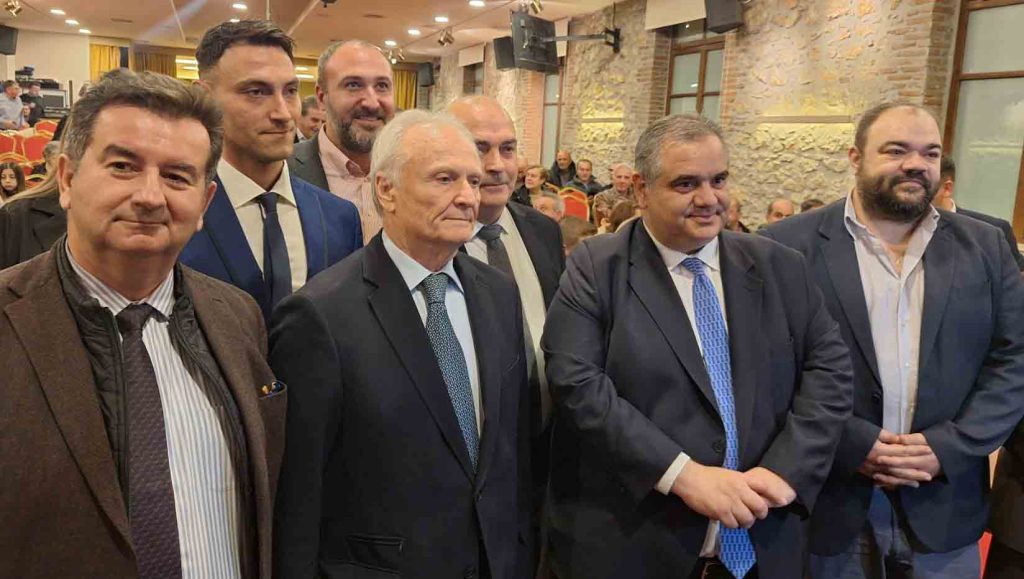 Ο υφυπουργός Εσωτερικών Βασίλης Σπανάκης στην εκδήλωση της ΔΗΜ.Τ.Ο. Άργους-Μυκηνών της ΝΔ