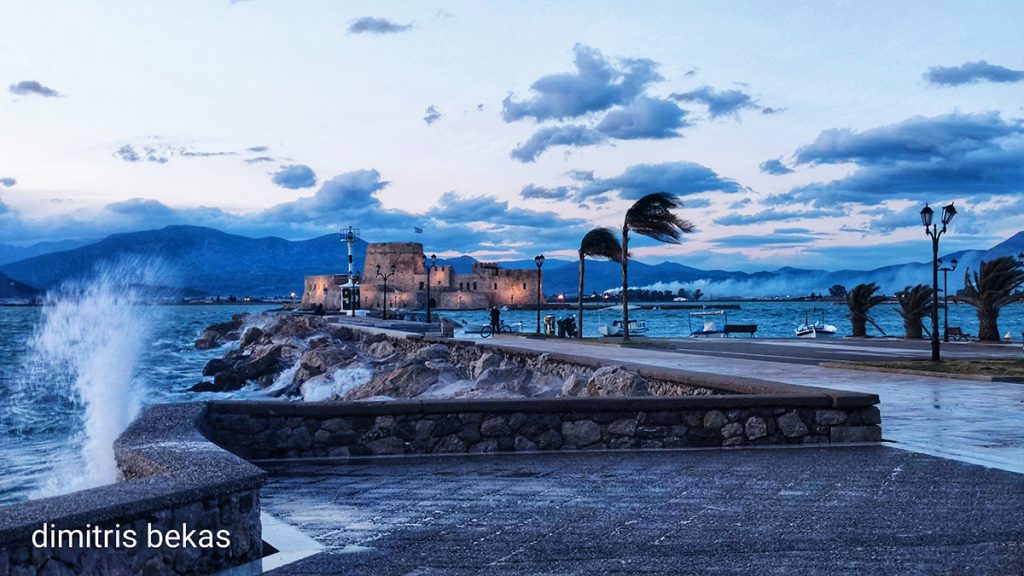 Ισχυροί άνεμοι στο Ναύπλιο