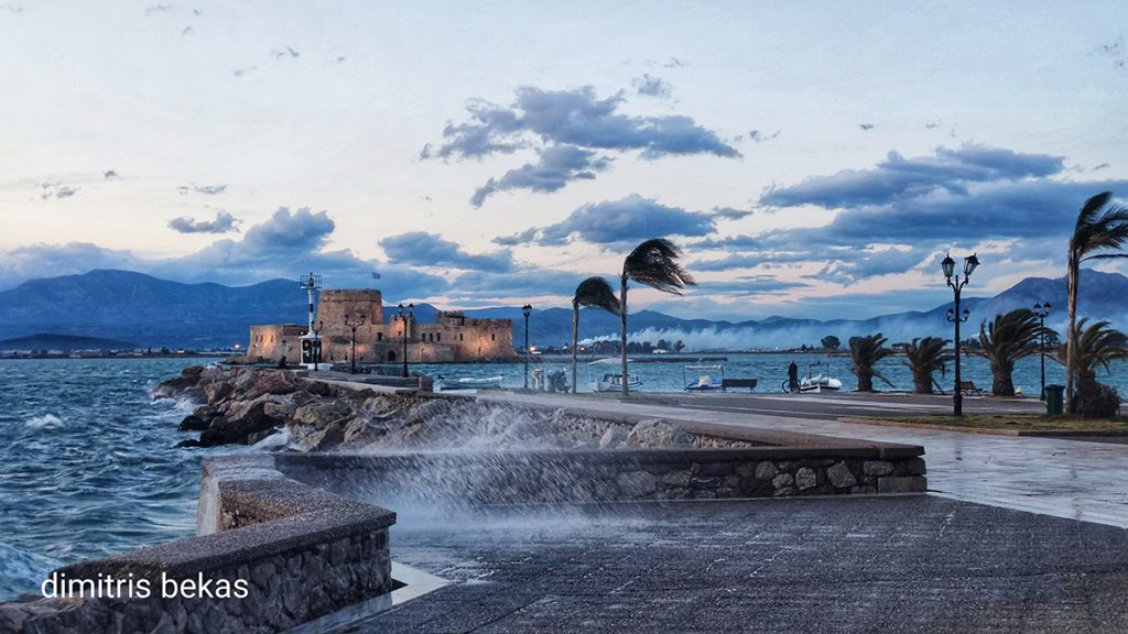 Ισχυροί άνεμοι στο Ναύπλιο