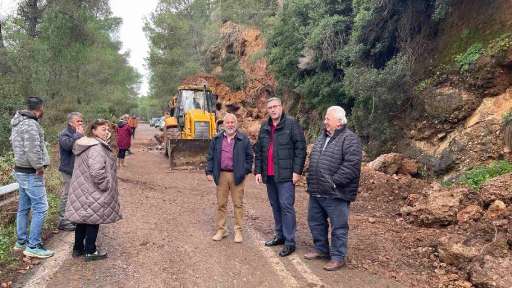 Κατολίσθηση στον οδικό άξονα Τρίπολης – Πύργου