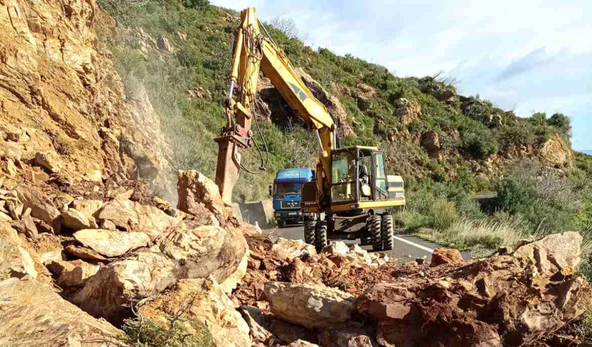 Λακωνία: Αποκαθίσταται το οδικό δίκτυο μετά τις παρατεταμένες βροχοπτώσεις