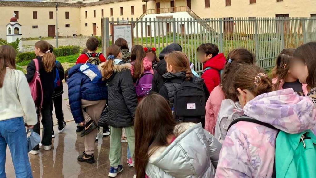 Μαθητές ξενάγηση στο Βυζαντινό Μουσείο