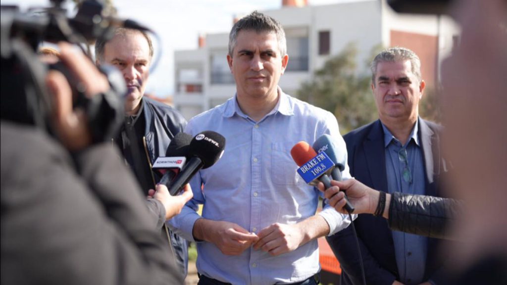 Αντιπλημμυρικά έργα στην Ολυμπία Οδό Χρήστος Δήμας