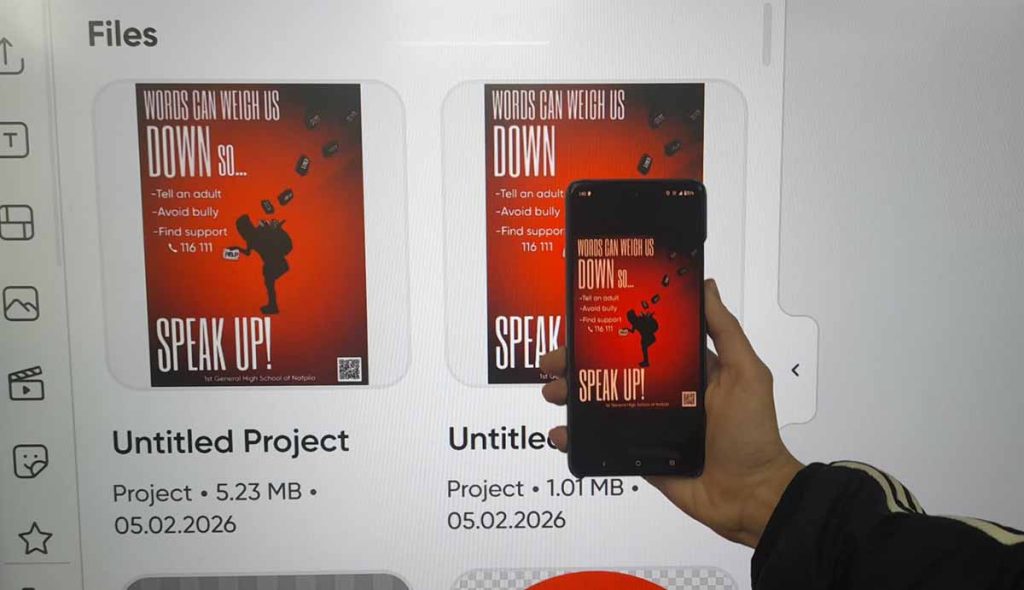 1ο ΓΕΛ Ναυπλίου δράση κατά του bullying