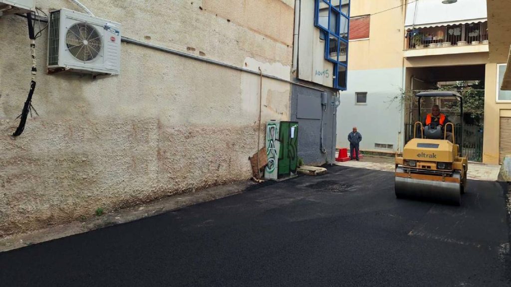 Άργος ασφαλτοστρώσεις στις οδούς Πολυκλείτου και Πασχαλινοπούλου