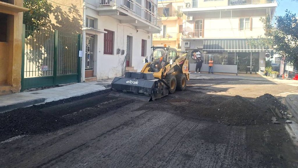 Άργος ασφαλτοστρώσεις στις οδούς Πολυκλείτου και Πασχαλινοπούλου