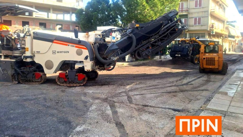 Άργος ασφαλτοστρώσεις στις οδούς Πολυκλείτου και Πασχαλινοπούλου