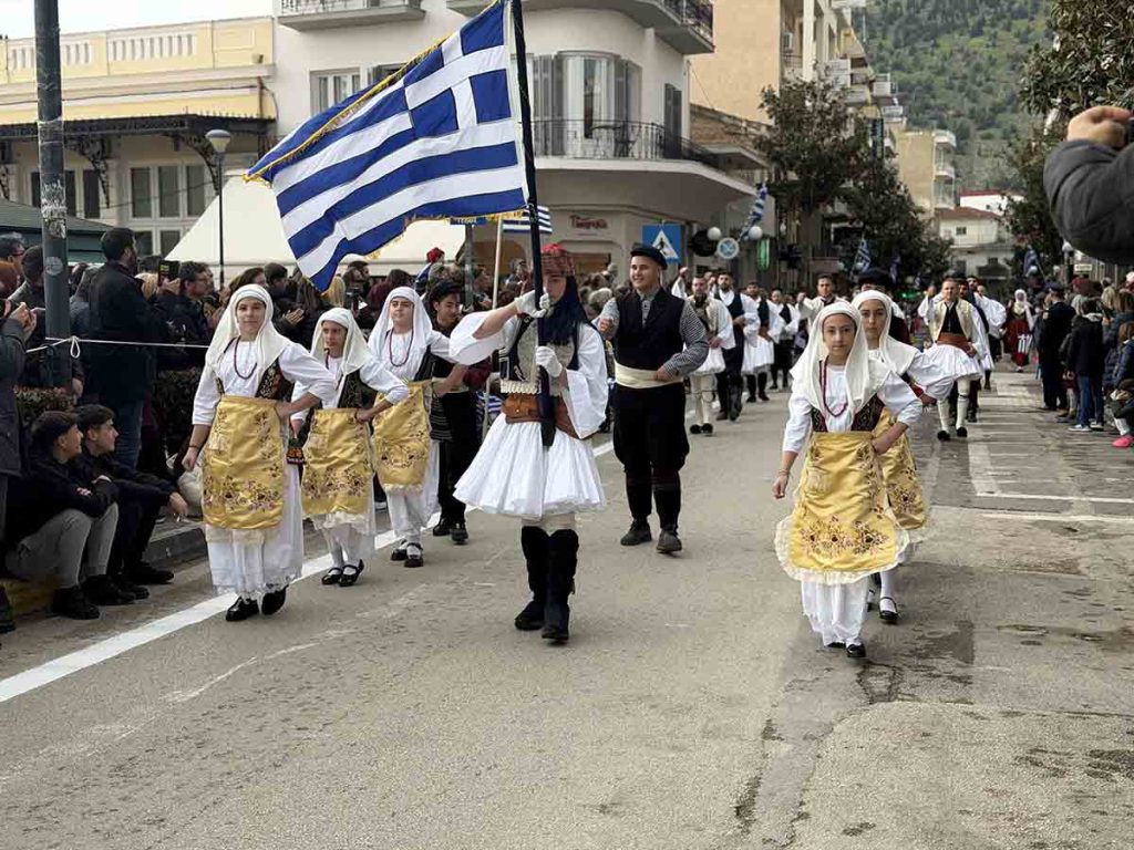 Εορτασμός 25ης Μαρτίου 2026 στο Άργος παρέλαση