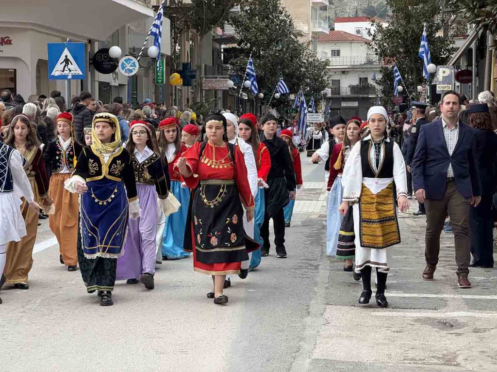Εορτασμός 25ης Μαρτίου 2026 στο Άργος παρέλαση