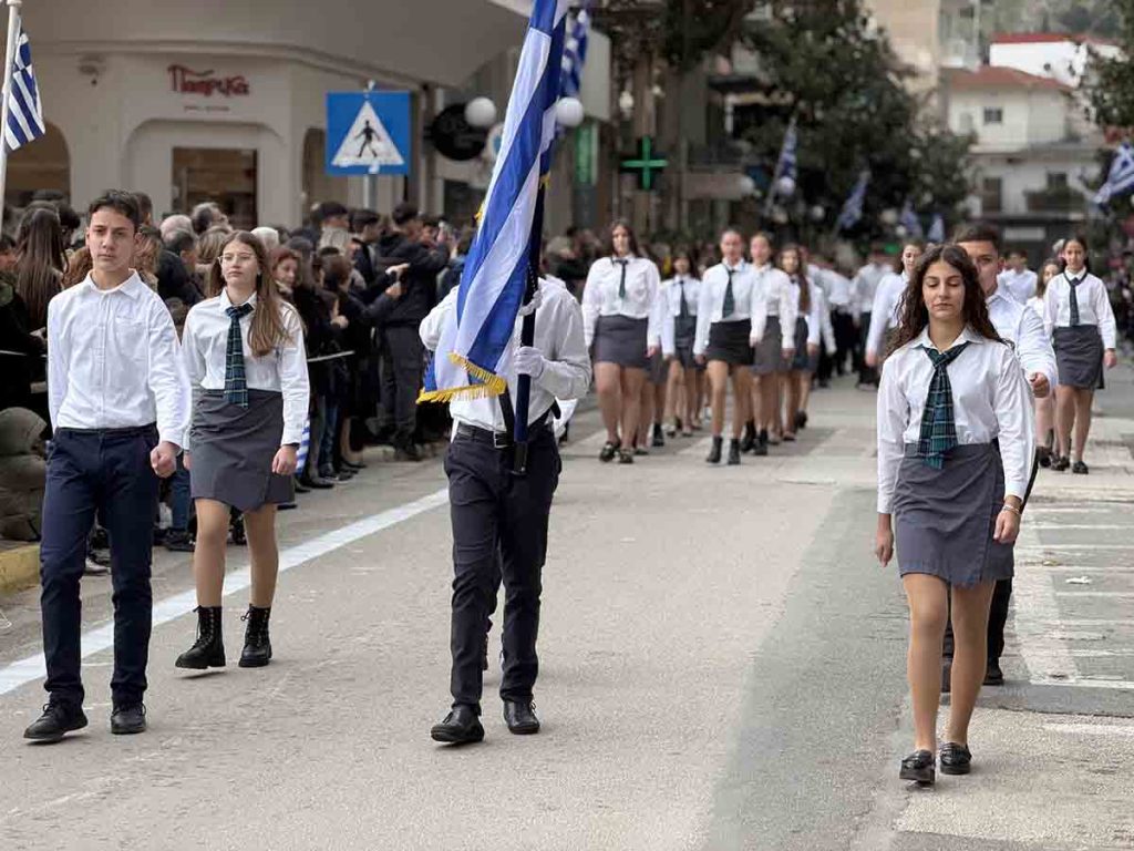 Εορτασμός 25ης Μαρτίου 2026 στο Άργος παρέλαση