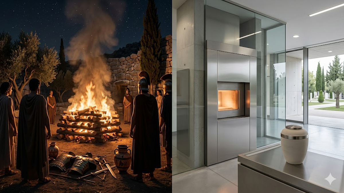 Η καύση των νεκρών από τις αρχαίες Μυκήνες στο σήμερα