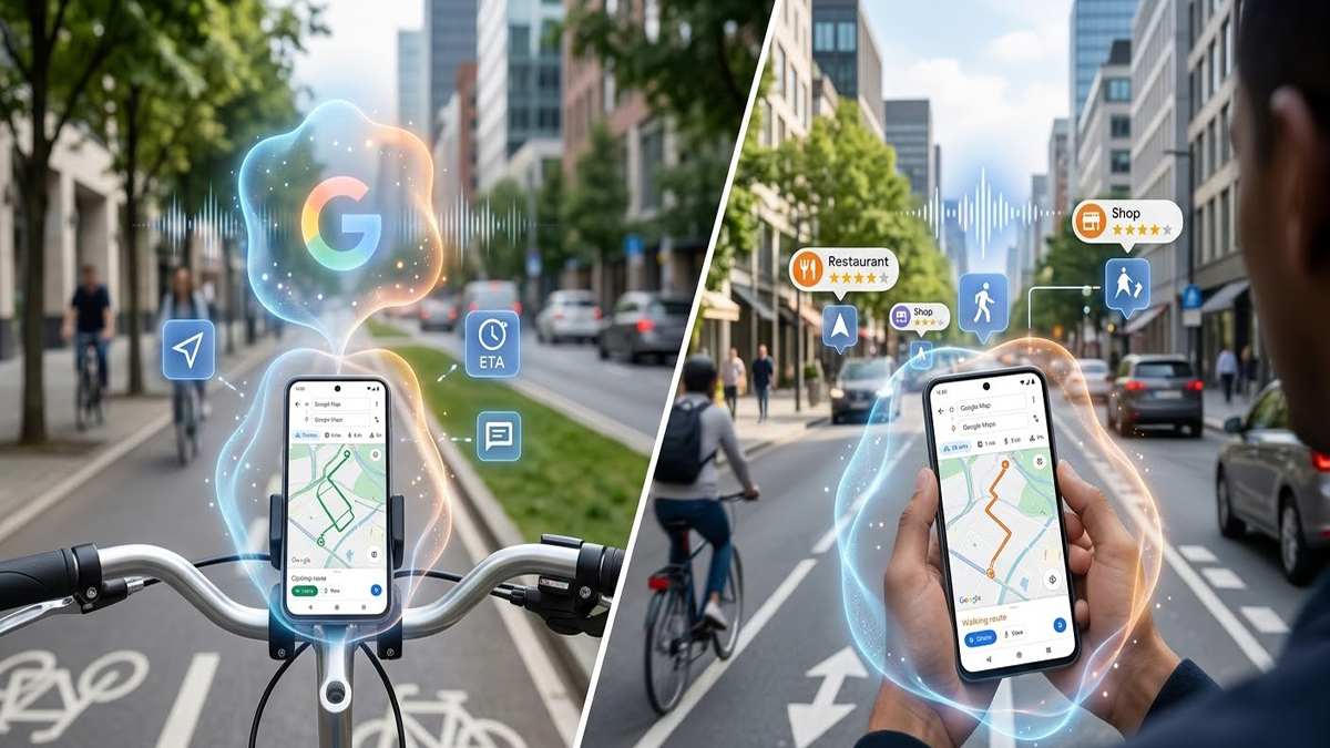 Google Maps: Το Gemini μπαίνει σε περπάτημα και ποδήλατο αλλάζοντας την πλοήγηση