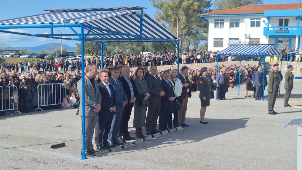 Ορκωμοσία νεοσύλλεκτων 2026 Α’ ΕΣΣΟ στο στρατόπεδο Παπαφλέσσα στην Καλαμάτα