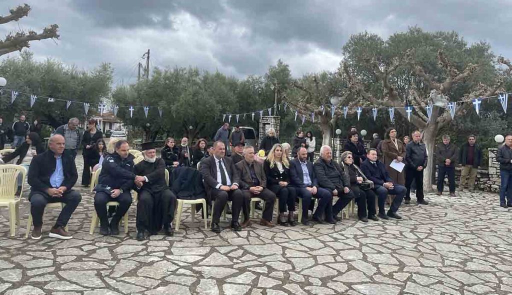 Τιμήθηκε η Εθνική Επέτειος της 25ης Μαρτίου στου Παλούμπα και το Αγιονέρι Γορτυνίας